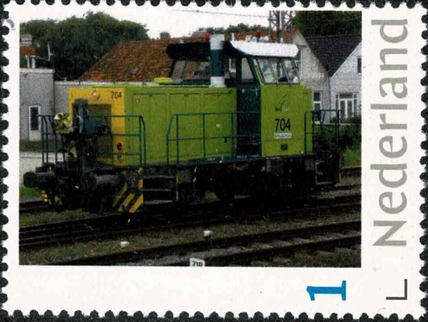 year=2019, Dutch personalised stamp with Dutch loco